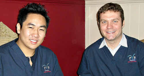 Dentists Dr Vu Ngo and Dr Adam Bradshaw of PVB Dental believe firmly in prevention dentistry and educating their patients. Dentists Dr Vu Ngo and Dr Adam Bradshaw of PVB Dental believe firmly in prevention dentistry and educating their patients.